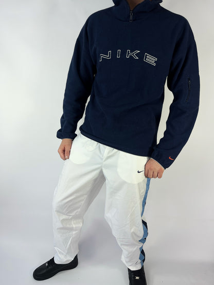 SUPER RARE Nike Vintage Zip-Fleece Navy - (XL)