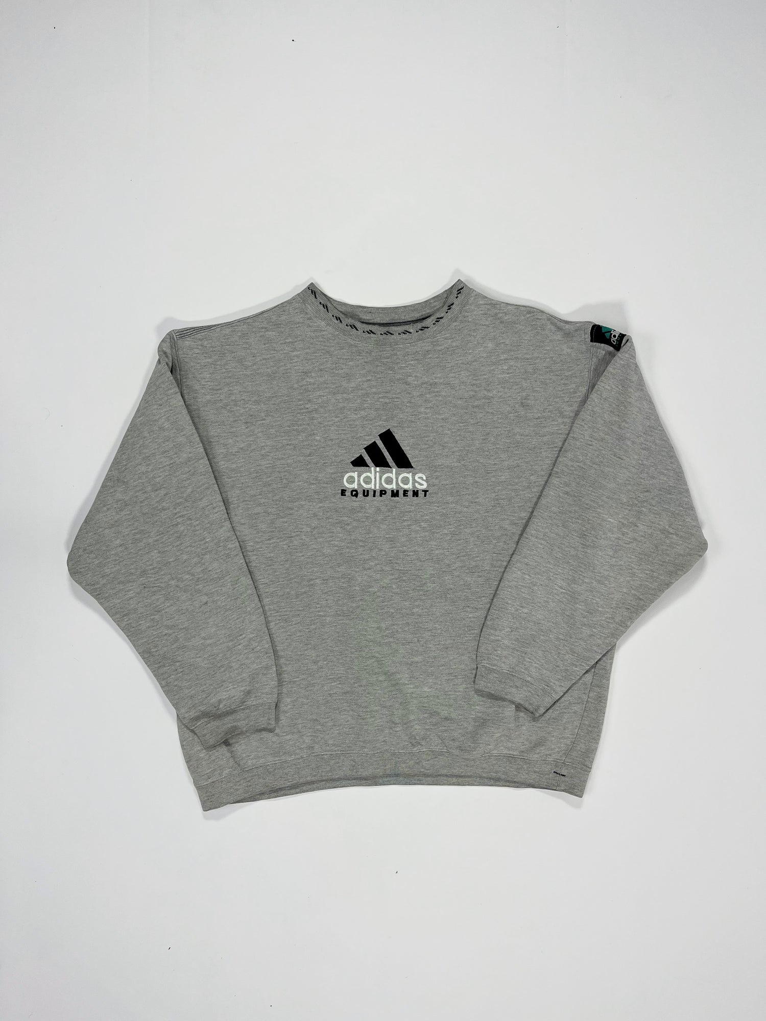 RARE Adidas EQUIPMENT Vintage Sweatshirt Gray - (M)