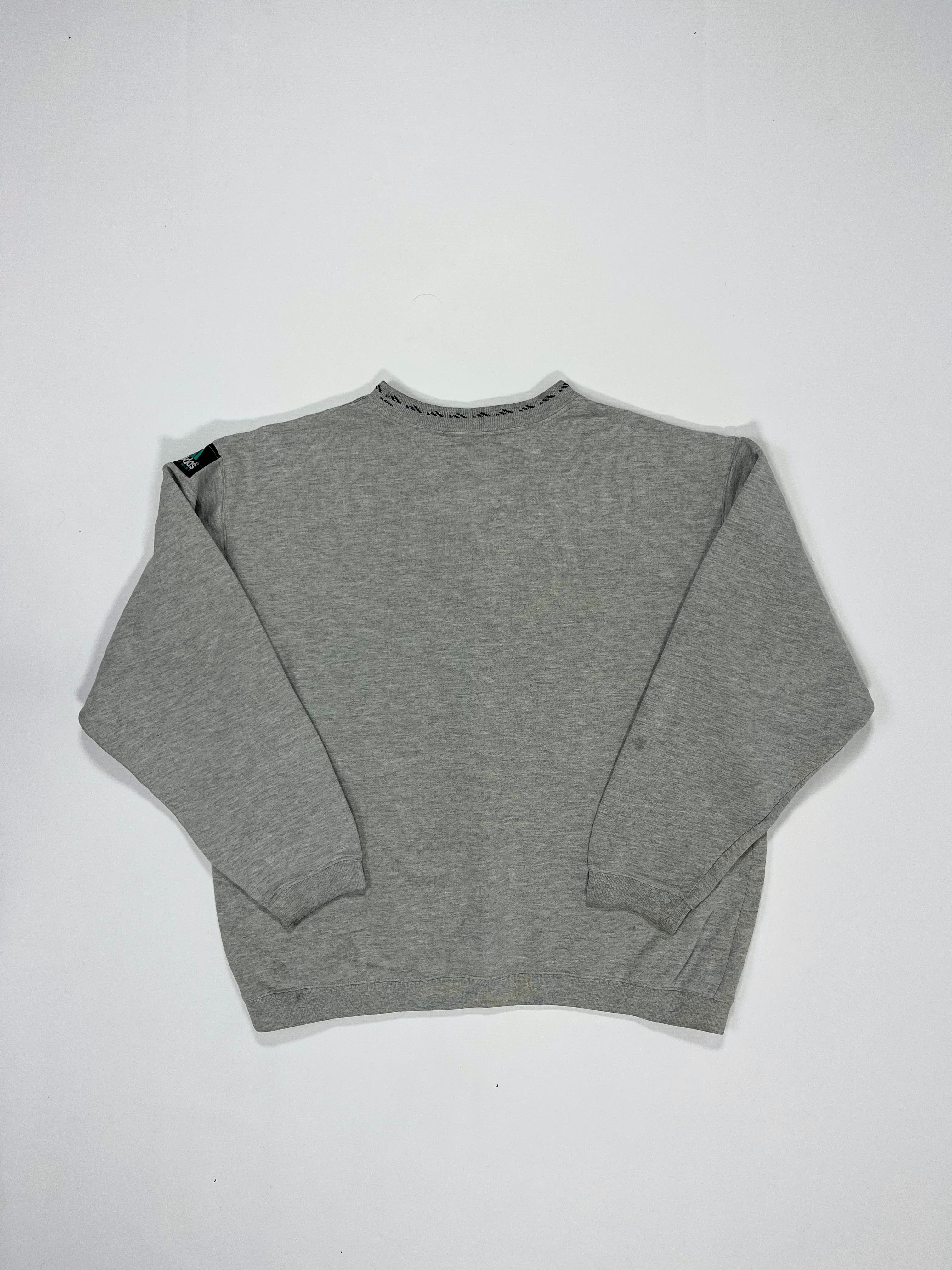 RARE Adidas EQUIPMENT Vintage Sweatshirt Gray - (M)