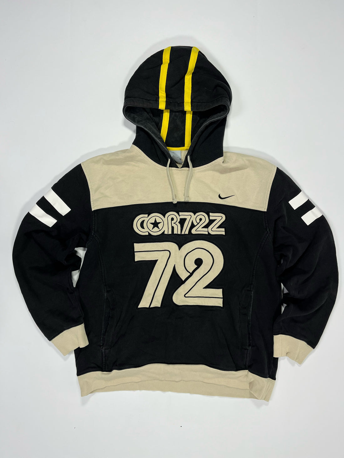 RARE Nike CORTEZ Vintage Hoodie Balck - (XL)