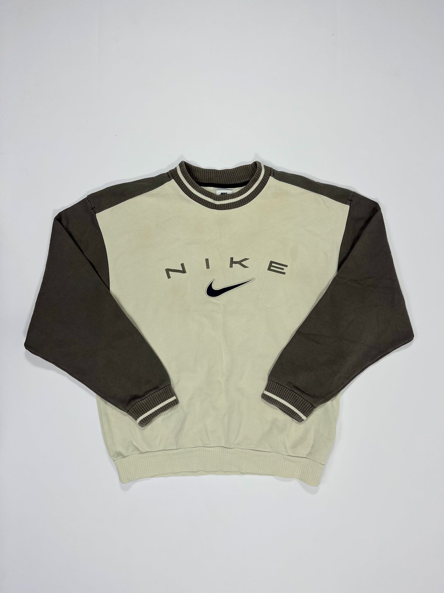 SUPER RARE Nike Vintage Sweatshirt Cream - (M)