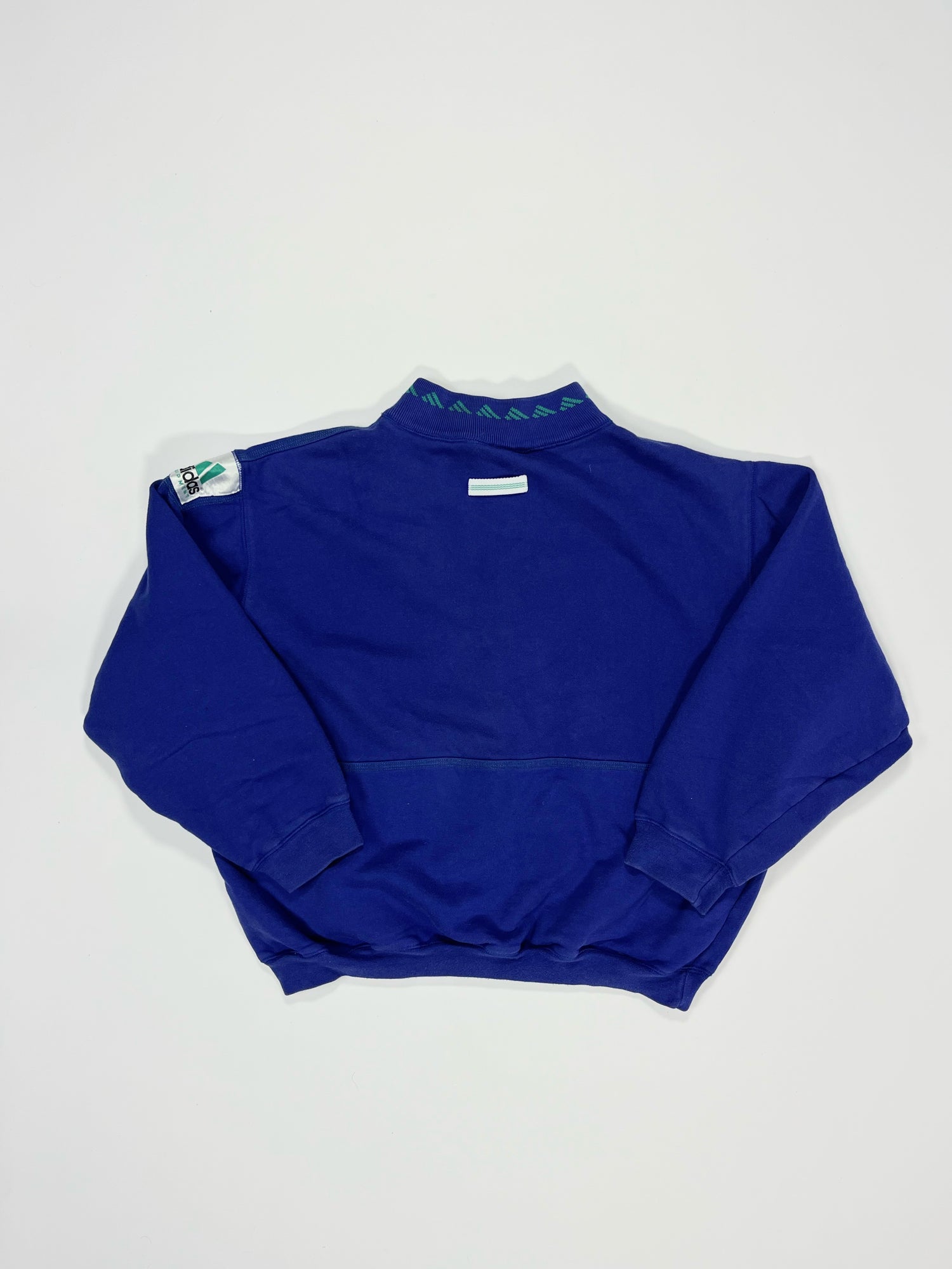 RARE Adidas EQUIPMENT Vintage Sweatshirt Blue - (S)