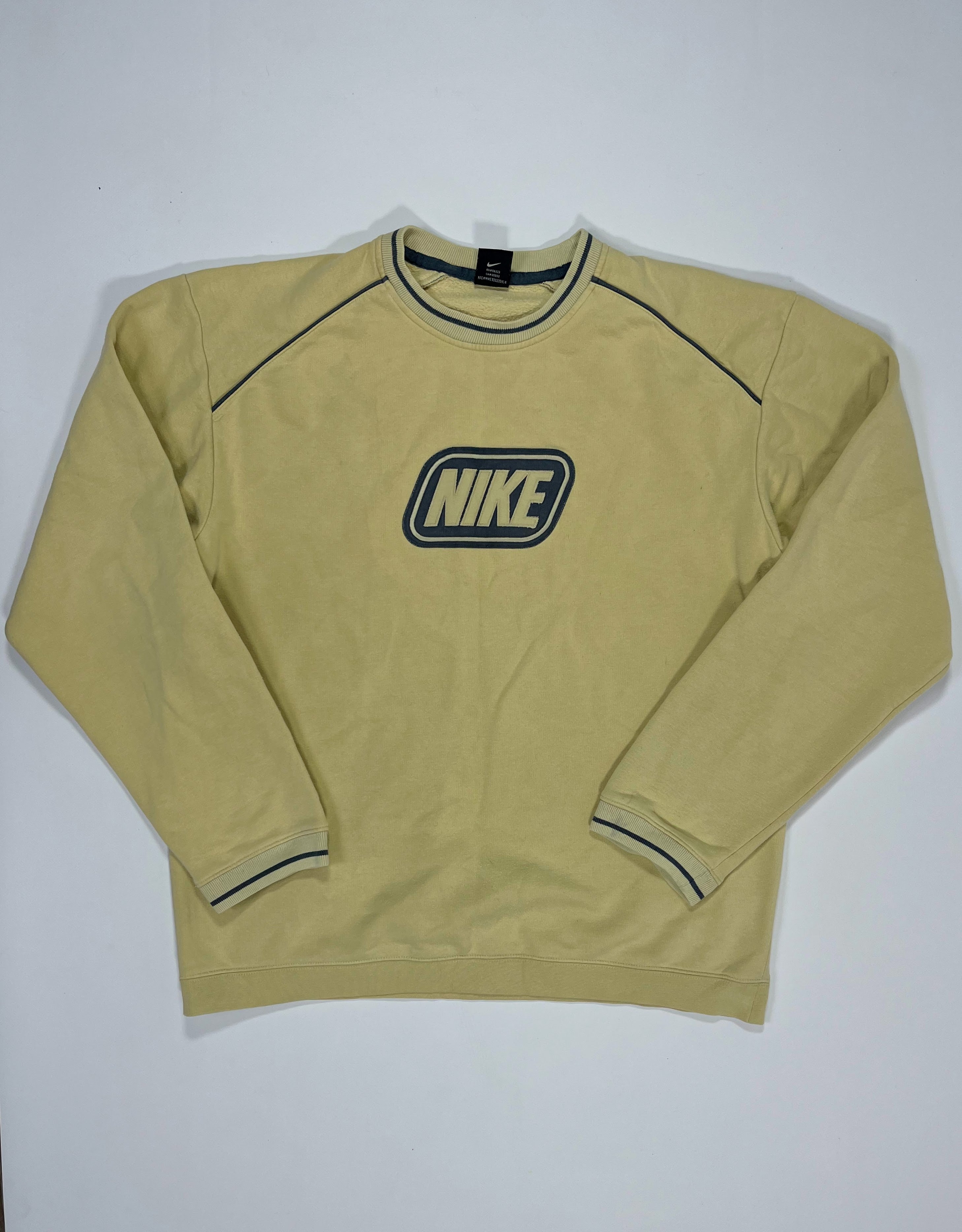 RARE Nike Vintage Sweatshirt Cream - (XL)