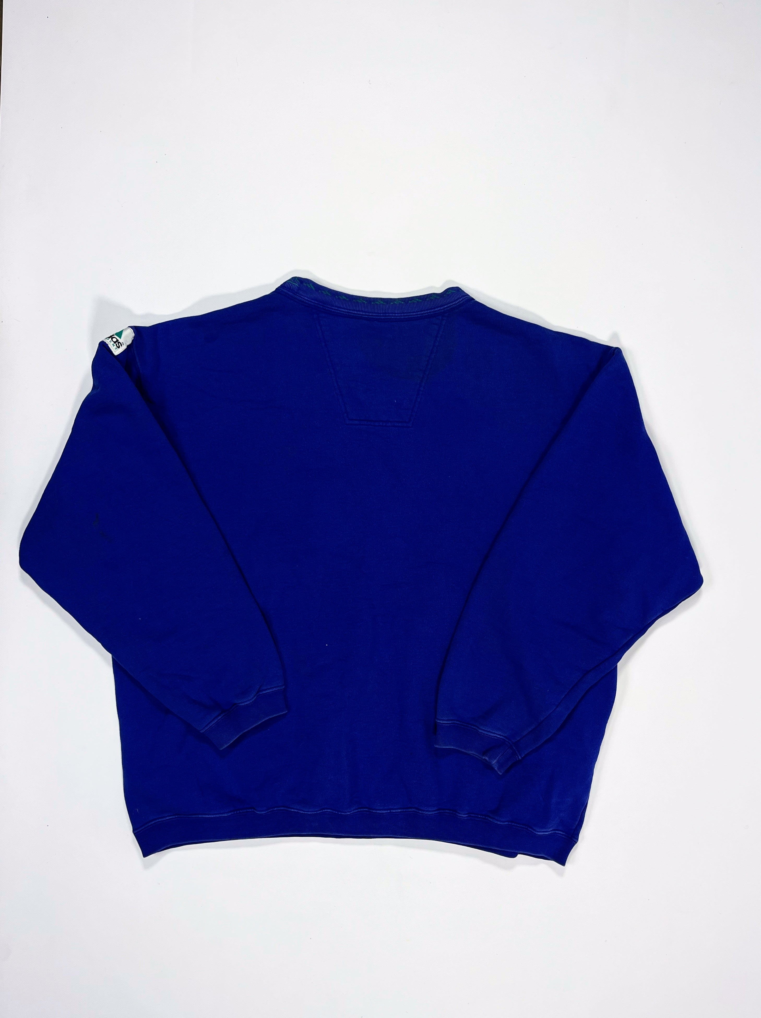 RARE Adidas EQUIPMENT Vintage Sweatshirt Blue - (XL)
