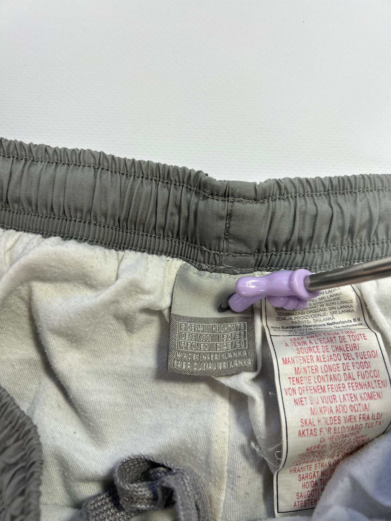 RARE Nike Vintage Trackpants Gray - (M)