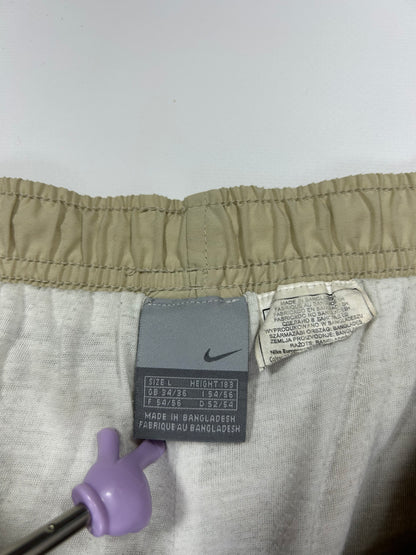 SUPER RARE Nike Vintage Trackpants Cream - (L)