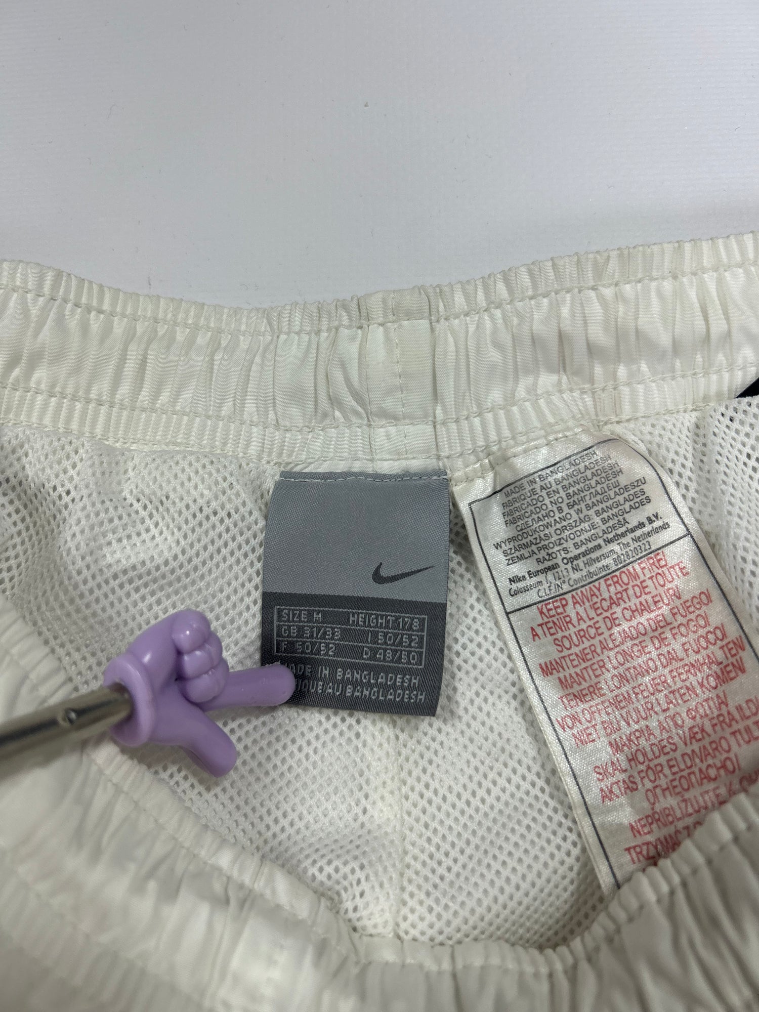 SUPER RARE Nike Vintage Trackpants White - (M)