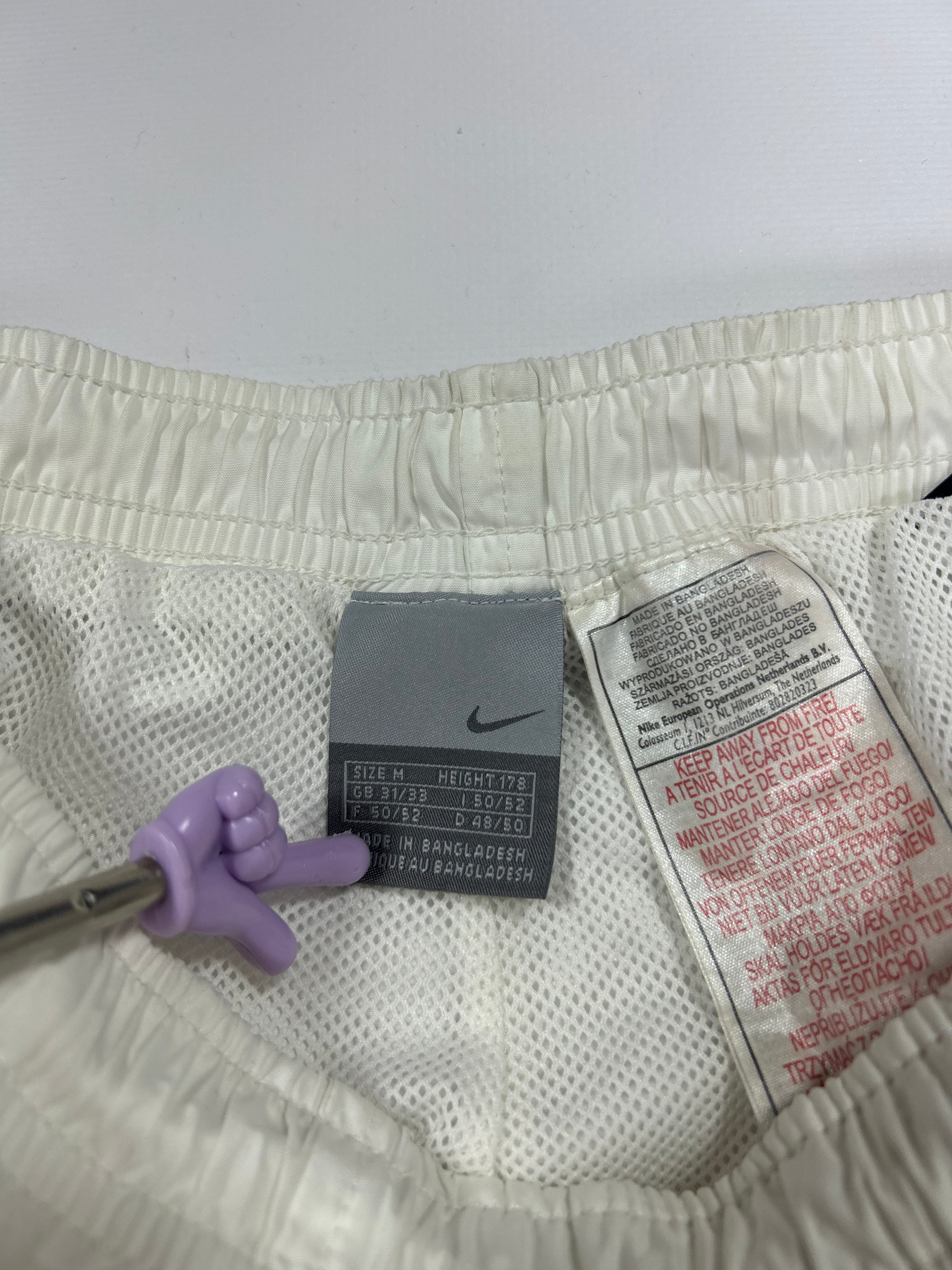 SUPER RARE Nike Vintage Trackpants White - (M)