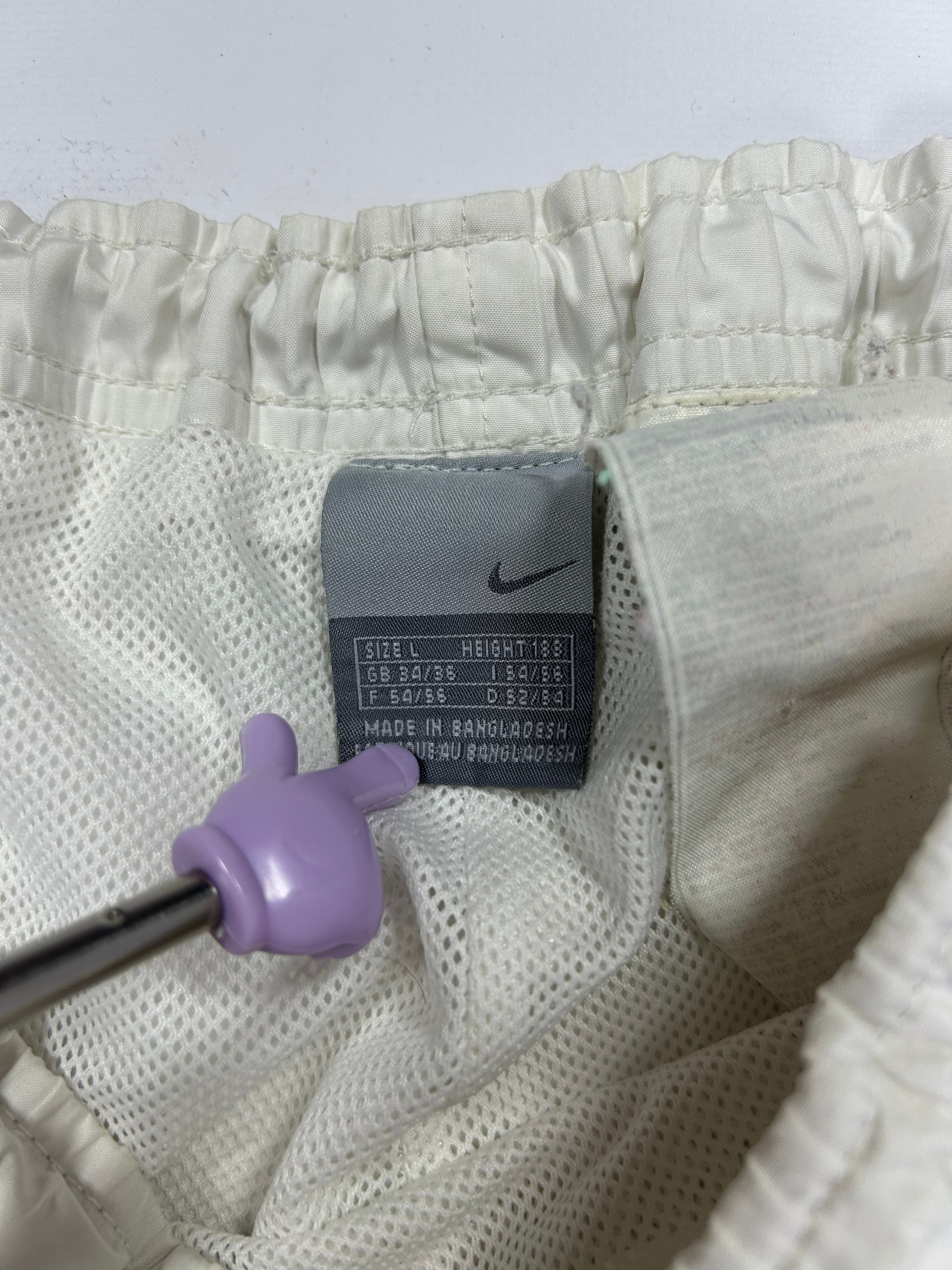 SUPER RARE Nike Vintage Track Pants White - (L)