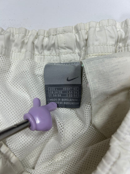 SUPER RARE Nike Vintage Track Pants White - (L)