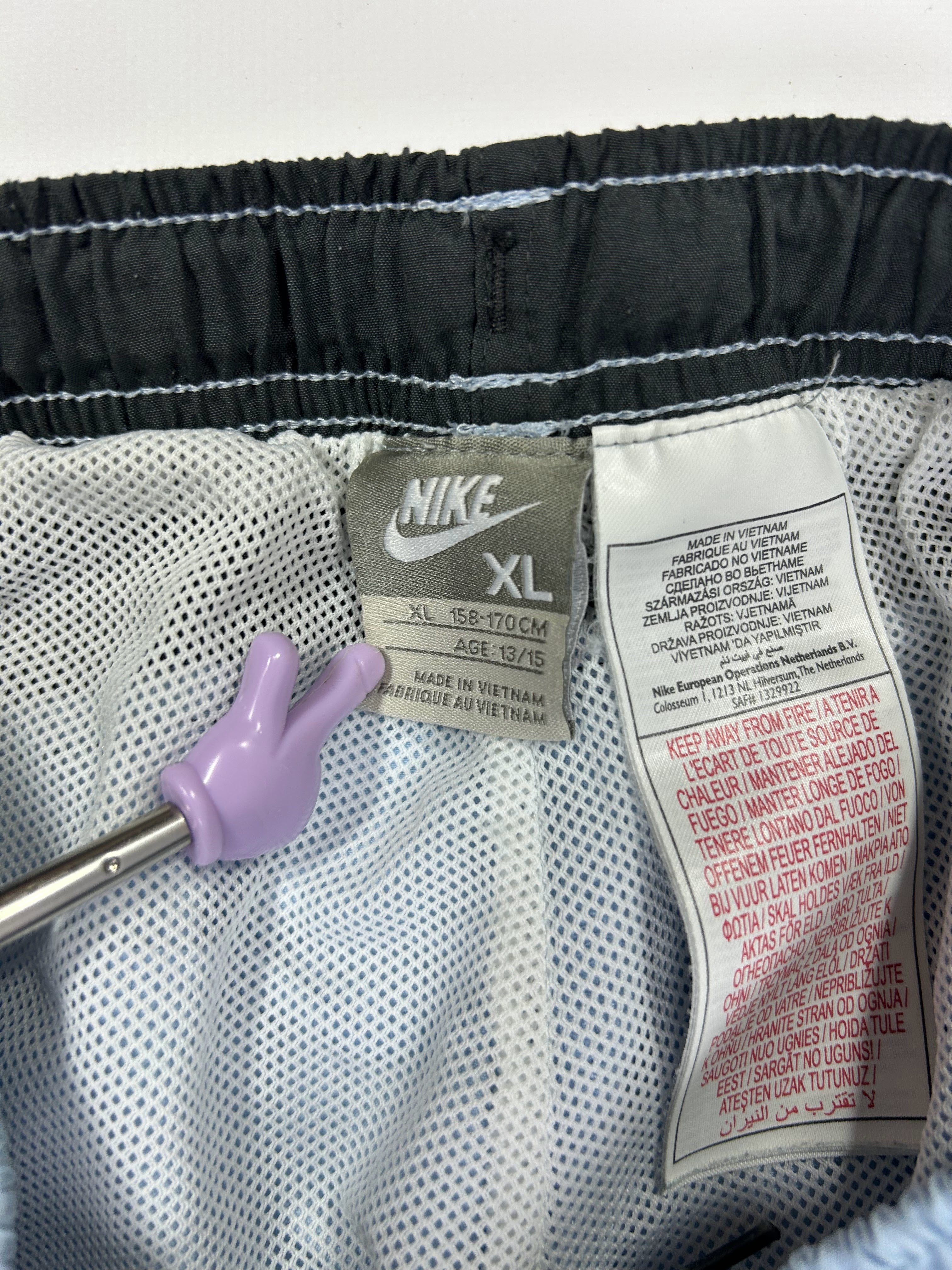 SUPER RARE Nike Vintage Track Pants Blue - (S)