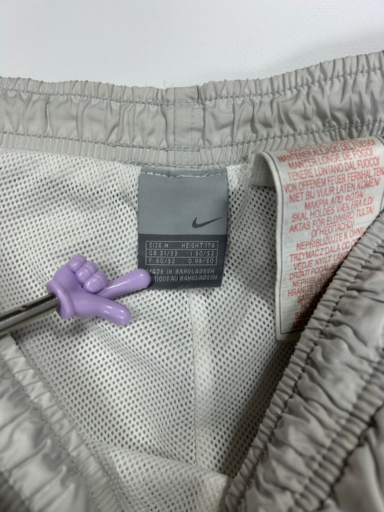 SUPER RARE Nike Vintage Track Pants White - (M)