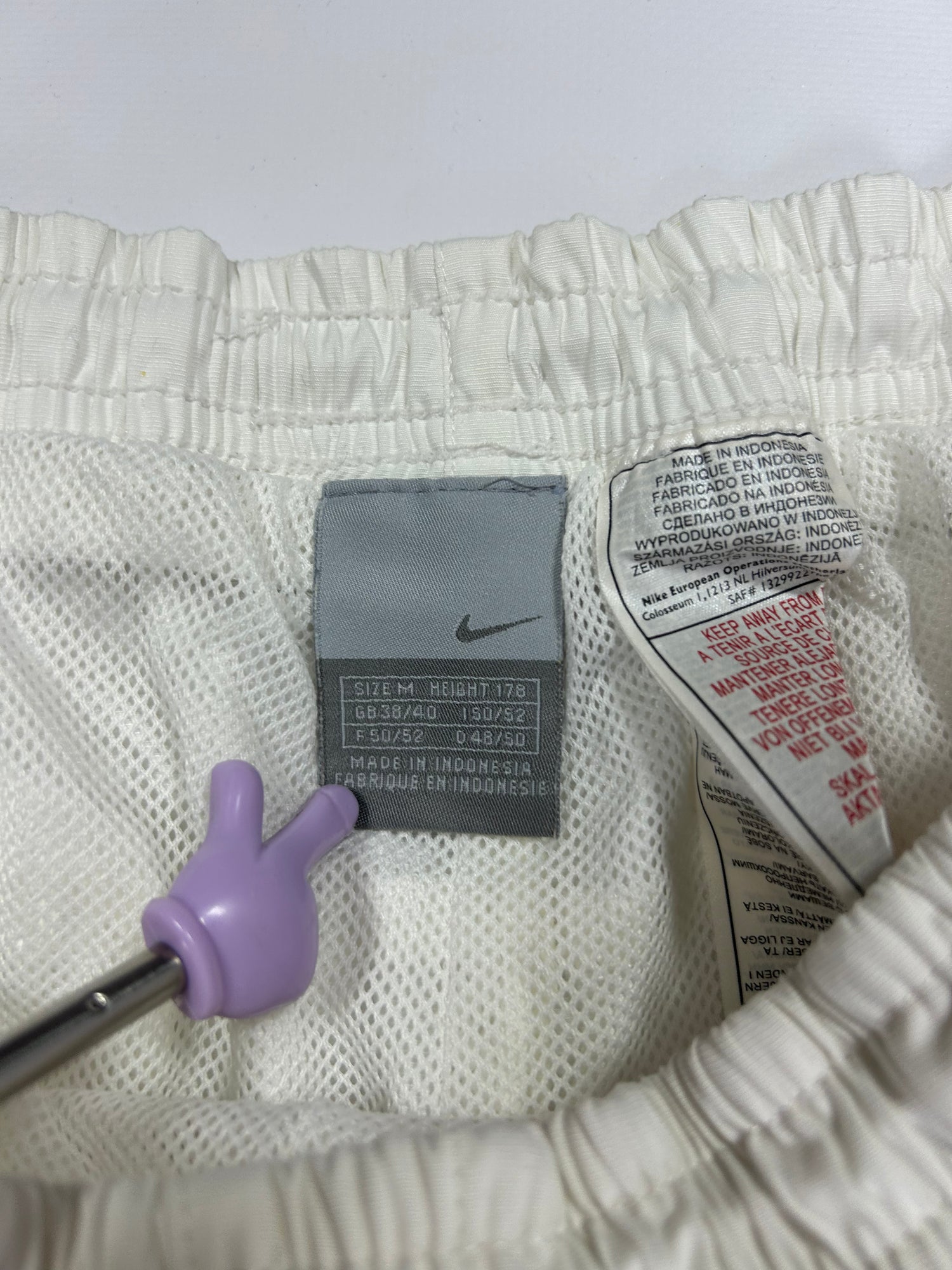 RARE Nike Vintage Track Pants White - (M)