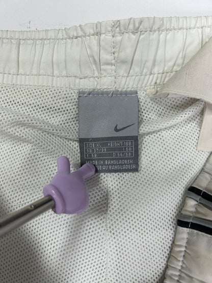SUPER RARE Nike Vintage Track Pants White - (XL)