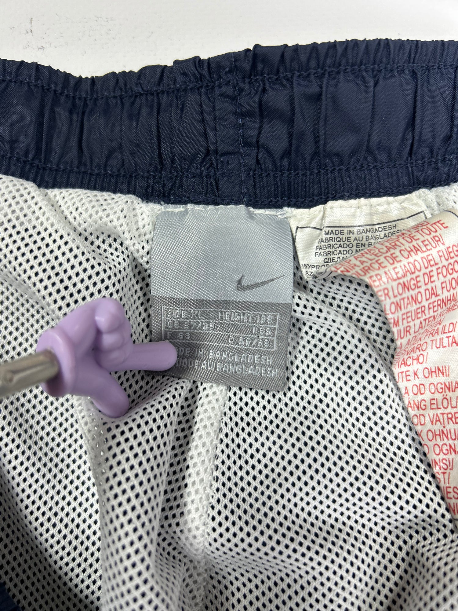 RARE Nike Vintage Track Pants Navy - (L)