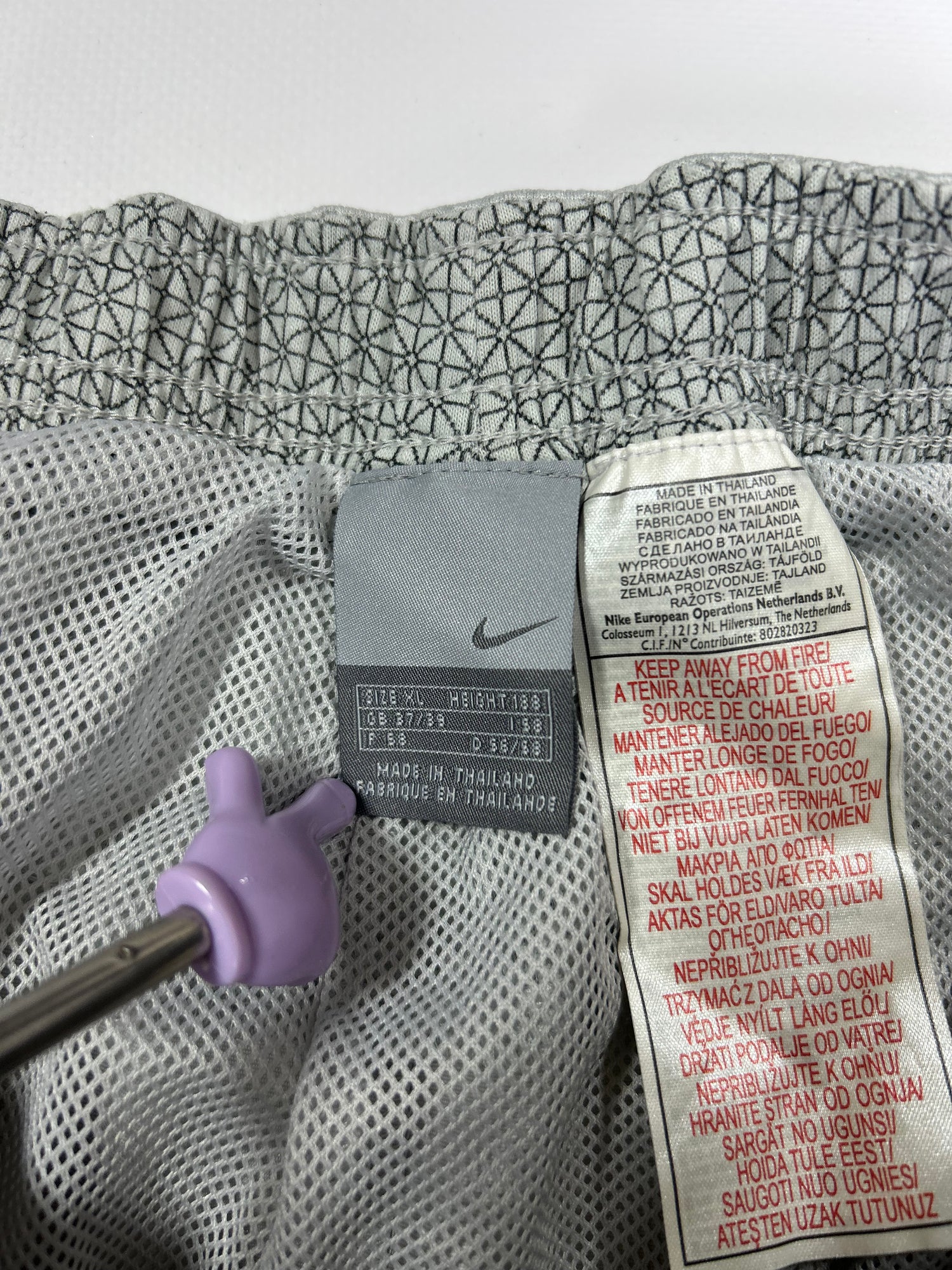 RARE Nike Vintage Track Pants Gray - (L)