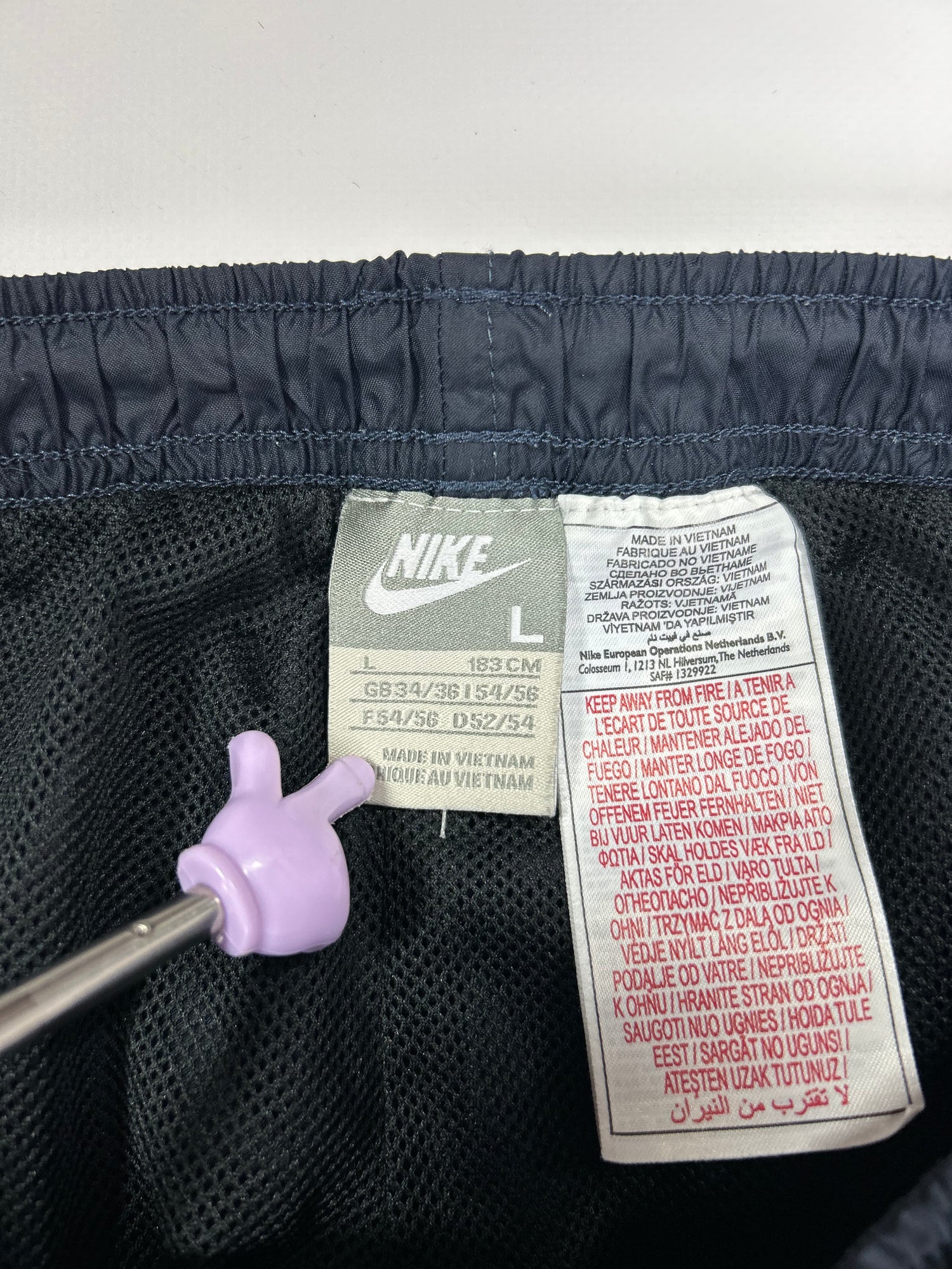 RARE Nike Vintage Track Pants Navy - (L)