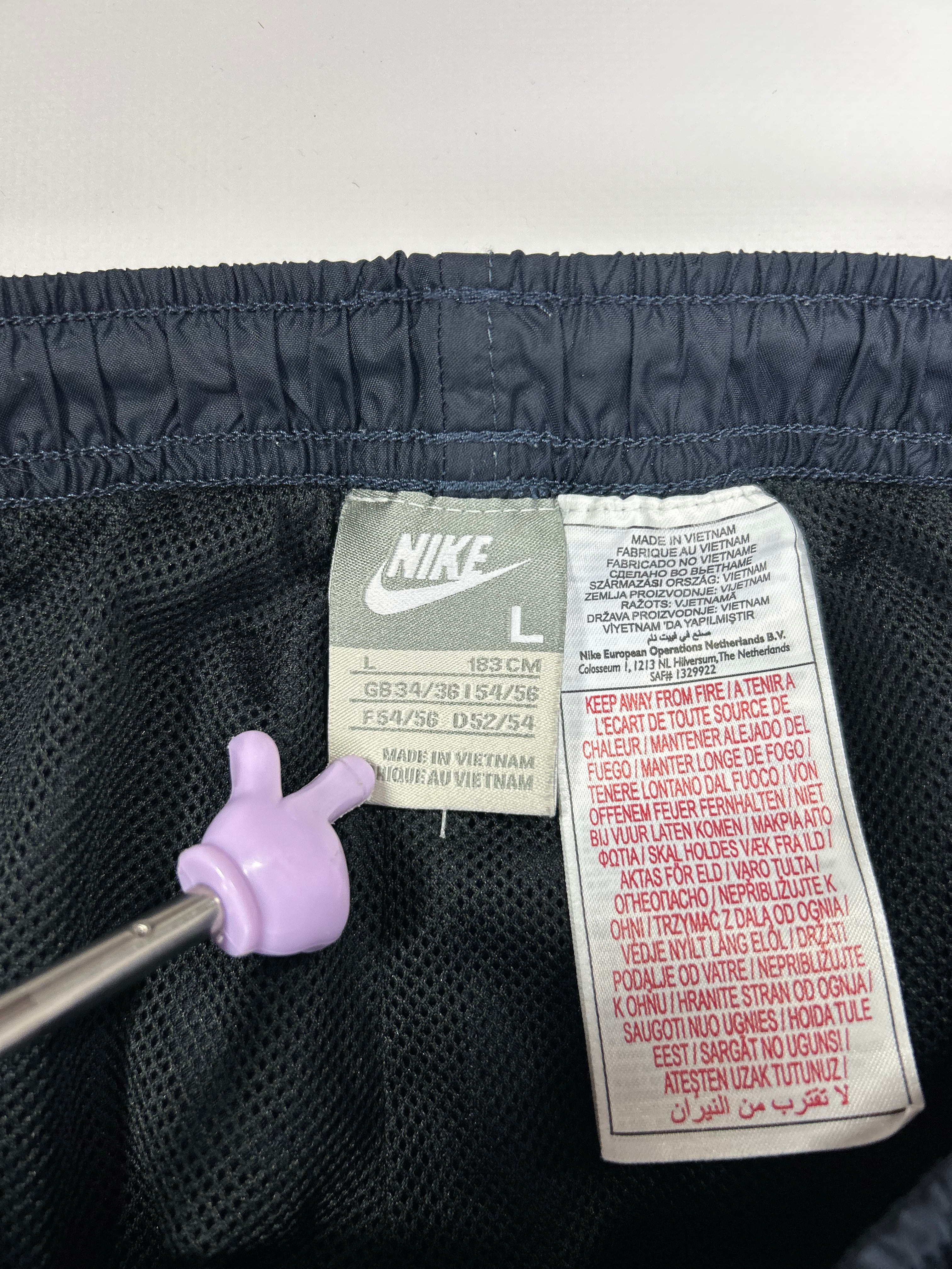 RARE Nike Vintage Track Pants Navy - (L)